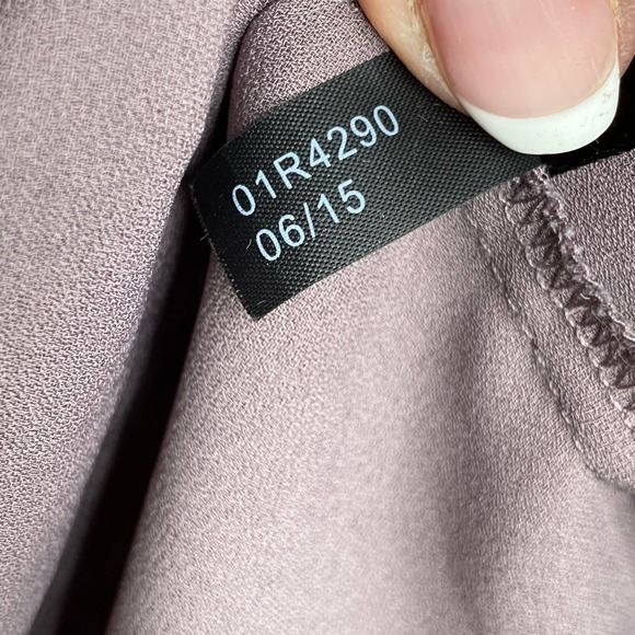 The Limited Purple Hi Lo Long Sleeve Shirt Extra Small XS - Picture 4 of 5